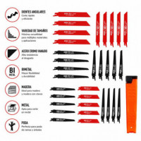 Juego Sierras Sable AICER 32 Pcs