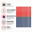 Lapiz Carpintero PAMACON 12 Pcs