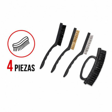 Juego Cepillos Alambre PAMACON 4 Pcs