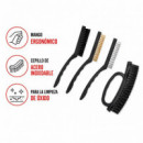 Juego Cepillos Alambre PAMACON 4 Pcs