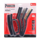 Juego Cepillos Alambre PAMACON 4 Pcs
