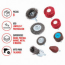 Juego Cepillos Alambre AICER 8 Pcs