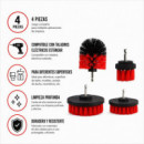 Juego Cepillos Limpieza Pamacon 4 Pcs  AICER