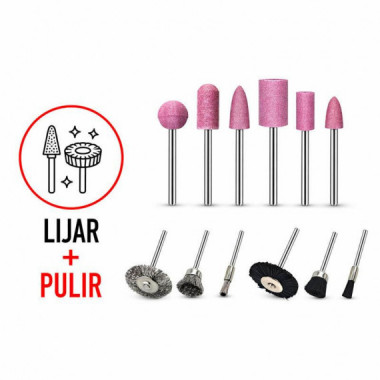 Muelas Abrasivas Afilar AICER 12 Pcs