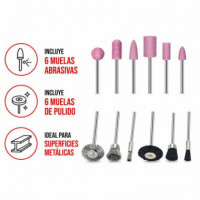 Muelas Abrasivas Afilar AICER 12 Pcs
