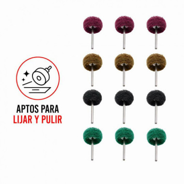 Discos Abrasivos Lija-pulido AICER 12 Pcs