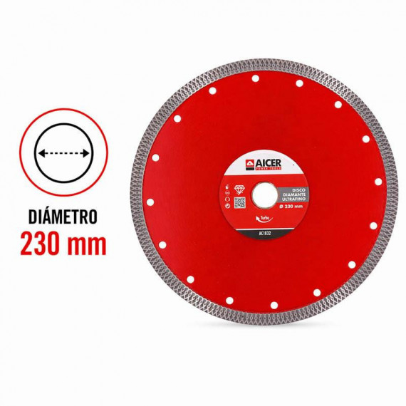 Disco Diamante Porcelanico AICER 230 Mm