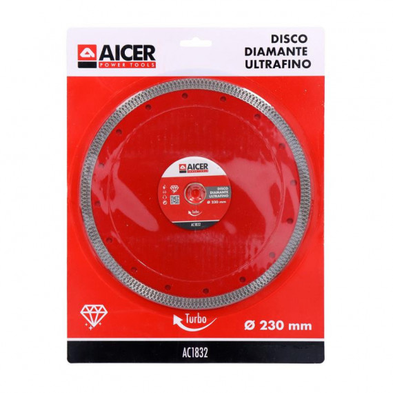 Disco Diamante Porcelanico AICER 230 Mm - Guanxe Atlantic Marketplace