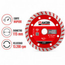 Disco Diamante Turbo AICER 115 Mm