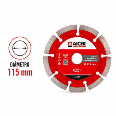 Disco Diamante Segmentado AICER 115 Mm