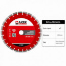 Disco Diamante Segmentado AICER 230 Mm