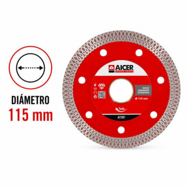 Disco Diamante Porcelanico AICER 115 Mm