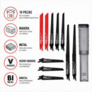 Juego Sierras Sable AICER 10 Pcs