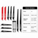 Juego Sierras Sable AICER 10 Pcs