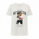 ONLY Camiseta Estampado Frontal 15362081-4895755