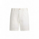 Polo RALPH LAUREN - 8.5-INCH Classic Fit Linen-cotton Short - Deckwash White - 710741375502/DECKWASH White