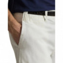 Polo RALPH LAUREN - 8.5-INCH Classic Fit Linen-cotton Short - Deckwash White - 710741375502/DECKWASH White