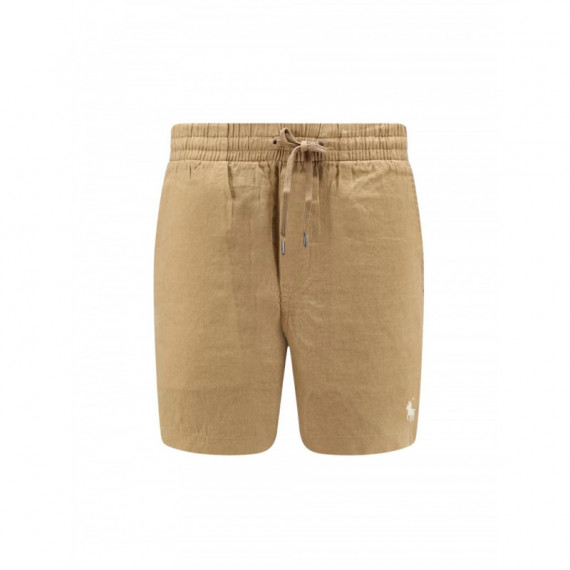 Polo RALPH LAUREN - 6-INCH Polo Prepster Linen Short - Cafe Tan - 710P08205503/CAFE Tan