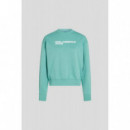 KLJ REG ESSENTIAL LOGO SWEAT WASABI