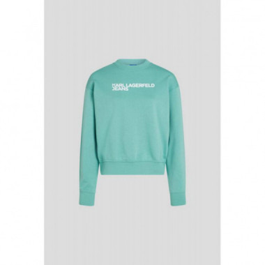 KLJ REG ESSENTIAL LOGO SWEAT WASABI