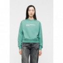 KLJ REG ESSENTIAL LOGO SWEAT WASABI