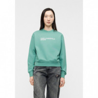 Klj Reg Essential Logo Sweat Wasabi  KARL LAGERFELD