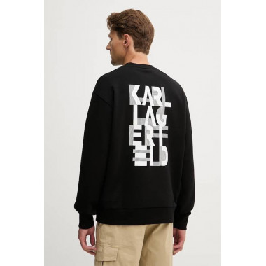 Sweat Crewneck Black  KARL LAGERFELD
