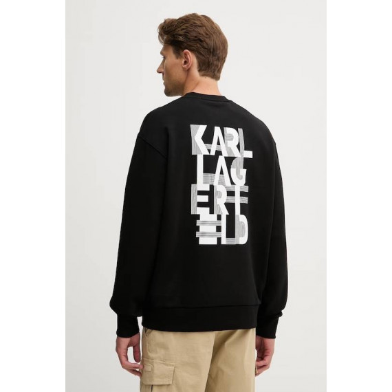 Sweat Crewneck Black  KARL LAGERFELD