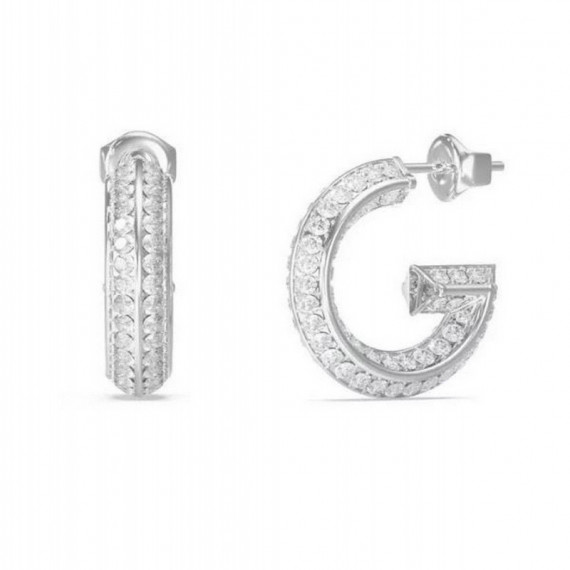 PENDIENTES G CRYSTAL PLATEADOS
