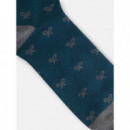 Calcetines SILBON Multiraquetas Verde Oscuro