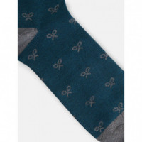 Calcetines SILBON Multiraquetas Verde Oscuro