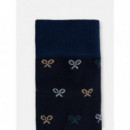 Calcetines SILBON Multiraquetas Colores Azul