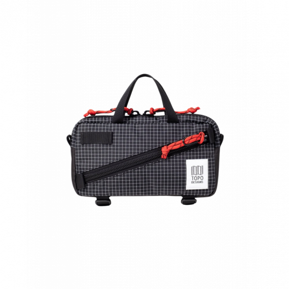 Riñonera Bolso TOPO DESIGNS Mini Quick Pack Black / Grid