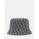 Boston Rain Hat Sand Blue  GUESS