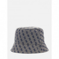 Boston Rain Hat Sand Blue  GUESS