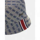 Boston Rain Hat Sand Blue  GUESS