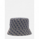 Boston Rain Hat Sand Blue  GUESS