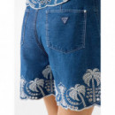 Pilar Short Coco Palm  GUESS