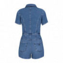Janna Denim Romper Akron  GUESS