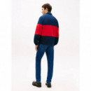 TJM COLORBLOCK OVERSHIRT EXT DARK NIGHT