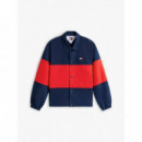 TJM COLORBLOCK OVERSHIRT EXT DARK NIGHT