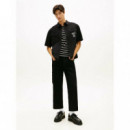 TJM BOXY SKATER SHIRT BLACK