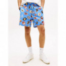 Tjm Aop Short Blue Twilight Aop  TOMMY JEANS