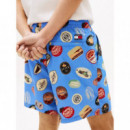 Tjm Aop Short Blue Twilight Aop  TOMMY JEANS