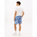 Tjm Aop Short Blue Twilight Aop  TOMMY JEANS