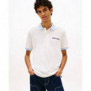 Tjm Reg la Polo Ancient White  TOMMY JEANS