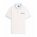 Tjm Reg la Polo Ancient White  TOMMY JEANS