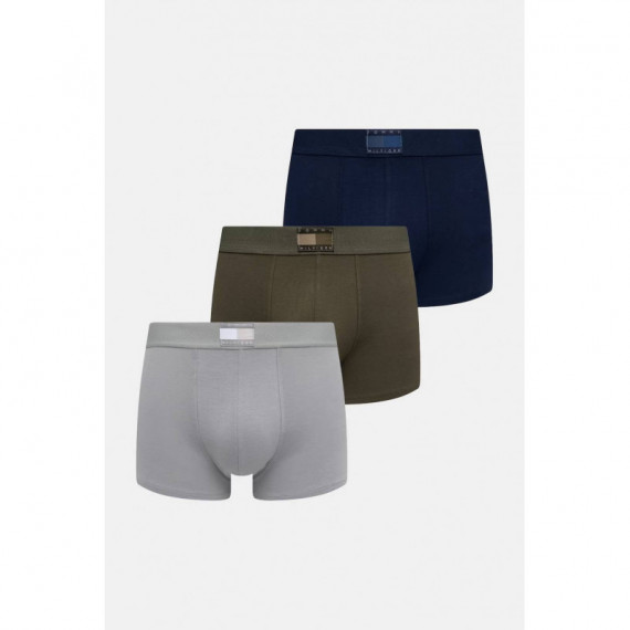 3P Trunk Dtm Antq Silv/ptch Blu/arm Grn  TOMMY HILFIGER