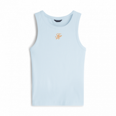 RIB TANK KEEPSAKE BLUE