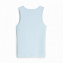 RIB TANK KEEPSAKE BLUE